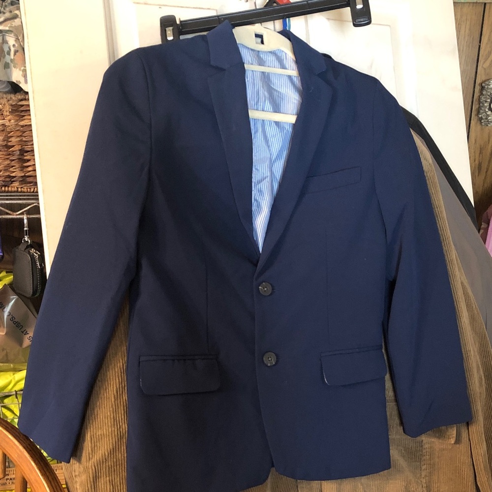 Izod Navy Blue Two-Button Sport Coat